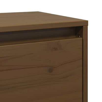 Pensili ambra 2 pz 45x30x35 cm in Legno Massello di Pino