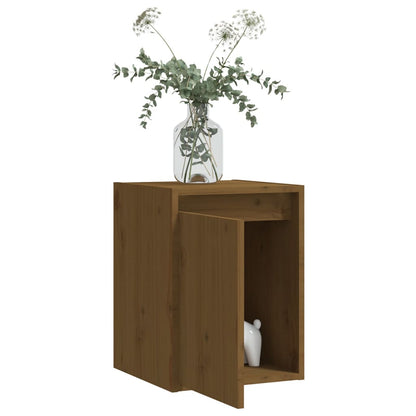Pensili 2 pz Marrone ambra 30x30x40cm in Legno Massello di Pino | homemem39