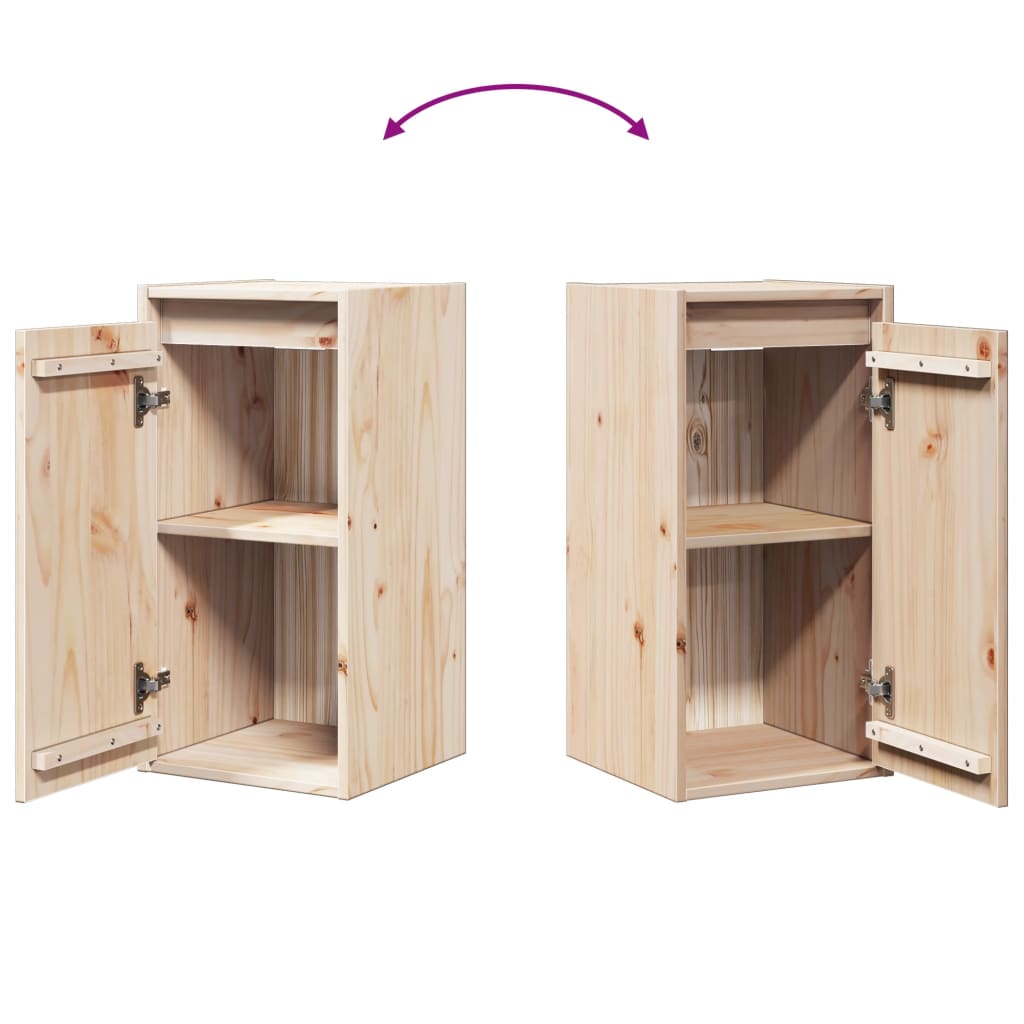 Pensili 2 pz 30x30x60 cm in Legno Massello di Pino | homemem39
