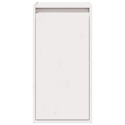 Pensile Bianco 30x30x60 cm in Legno Massello di Pino