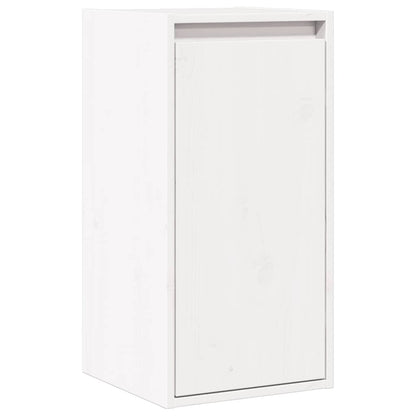 Pensili 2 pz Bianchi 30x30x60 cm in Legno Massello di Pino | homemem39
