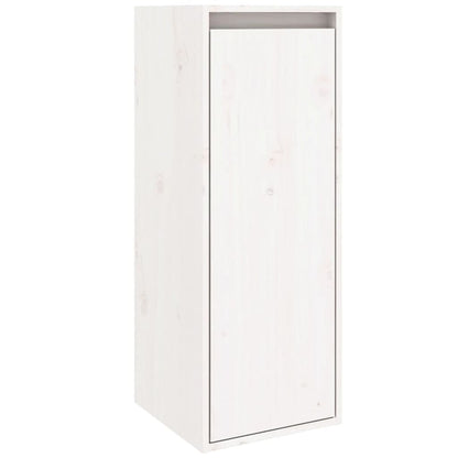 Pensile Bianco 30x30x80 cm in Legno Massello di Pino | homemem39
