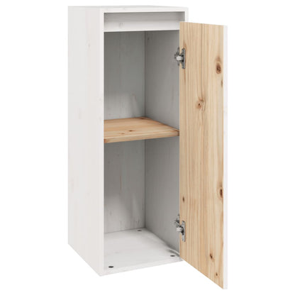 Pensile Bianco 30x30x80 cm in Legno Massello di Pino | homemem39