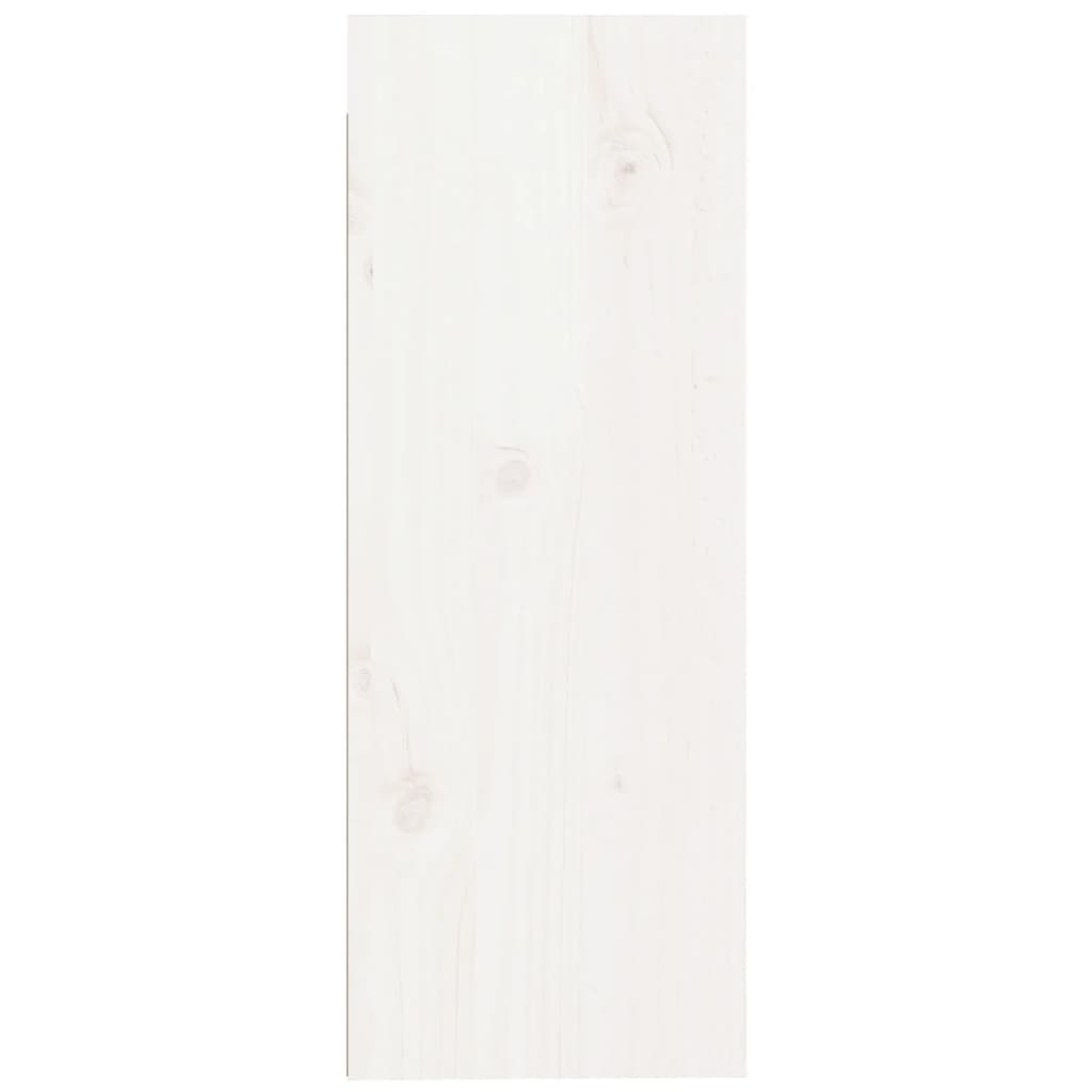 Pensile Bianco 30x30x80 cm in Legno Massello di Pino | homemem39