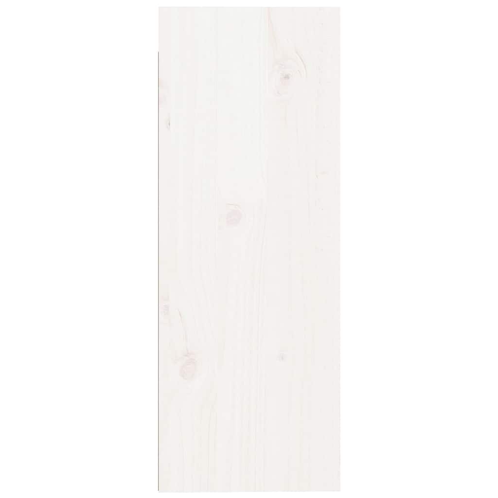 Pensile Bianco 30x30x80 cm in Legno Massello di Pino