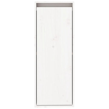 Pensili 2 pz Bianchi 30x30x80 cm in Legno Massello di Pino | homemem39
