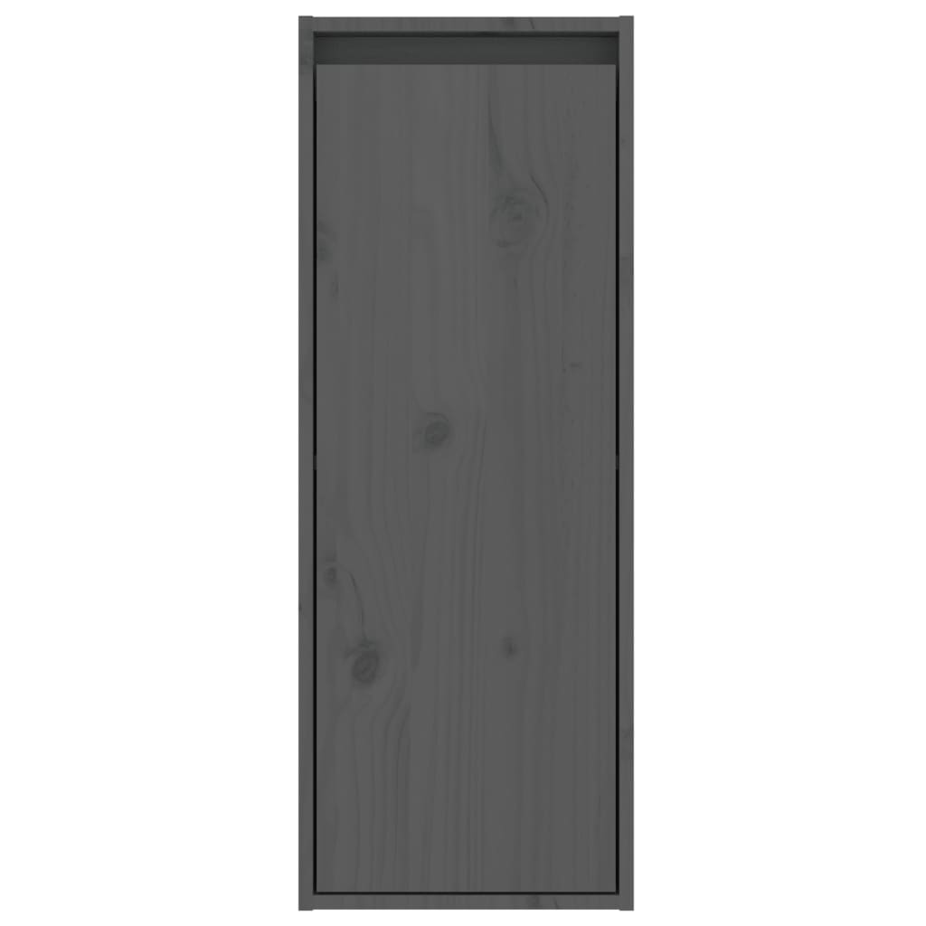 Pensile Grigio 30x30x80 cm in Legno Massello di Pino | homemem39