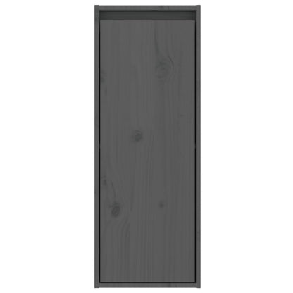 Pensile Grigio 30x30x80 cm in Legno Massello di Pino | homemem39