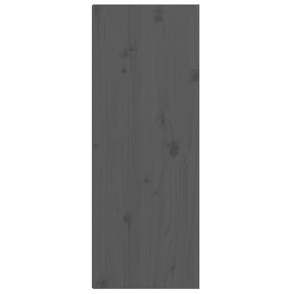 Pensile Grigio 30x30x80 cm in Legno Massello di Pino | homemem39