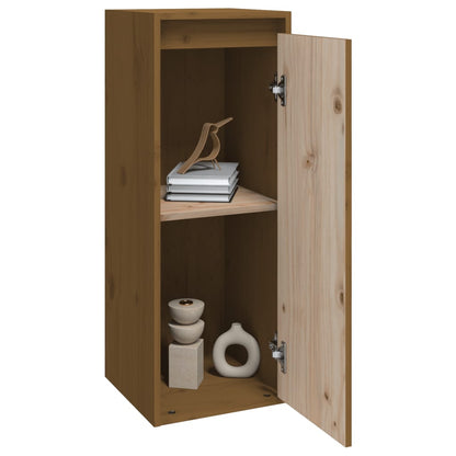 Pensili 2 pz Marrone Ambra 30x30x80cm in Legno Massello di Pino | homemem39