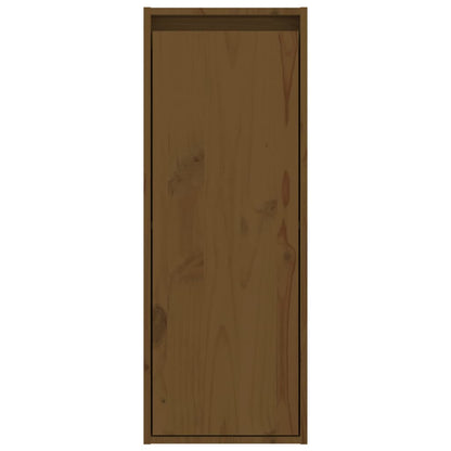 Pensili 2 pz Marrone Ambra 30x30x80cm in Legno Massello di Pino | homemem39