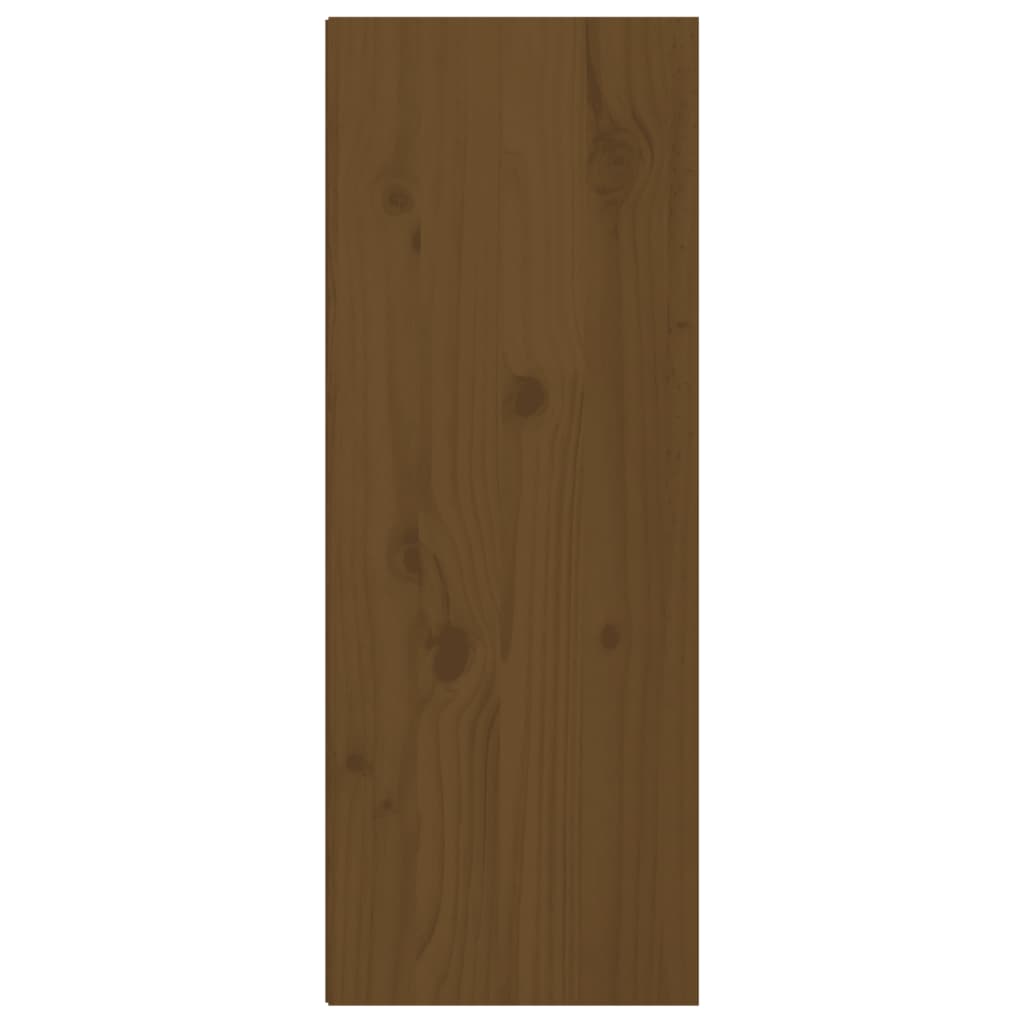 Pensili 2 pz Marrone Ambra 30x30x80cm in Legno Massello di Pino | homemem39