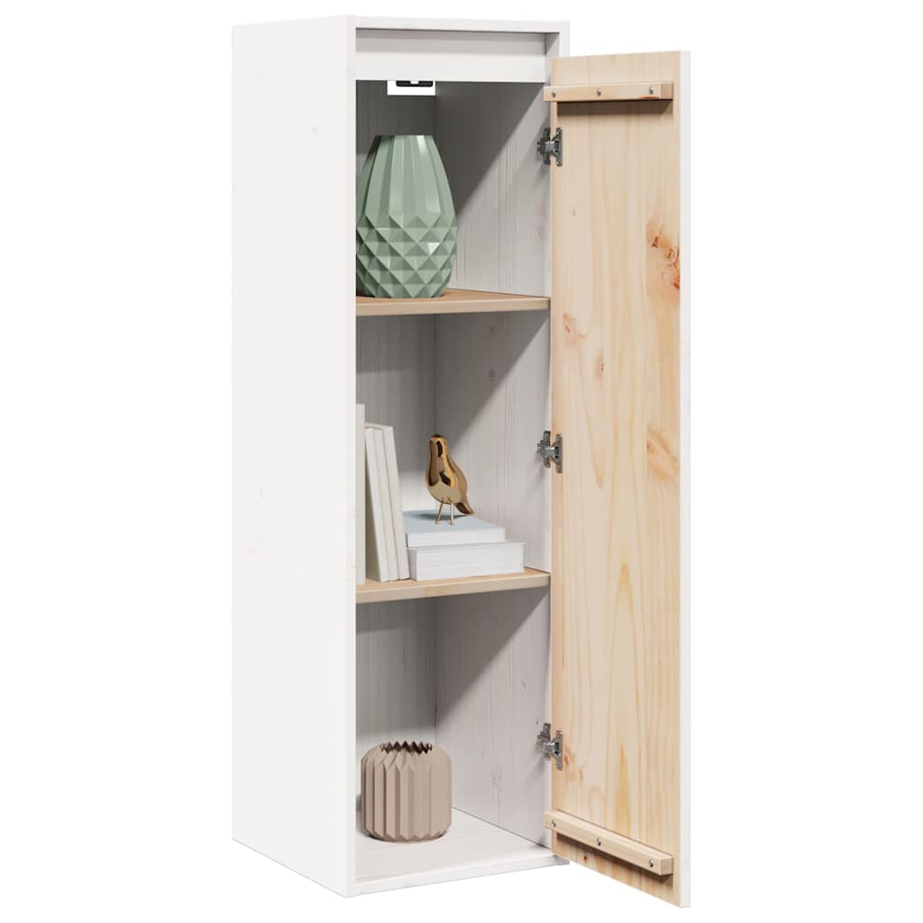 Pensili Bianchi 2 pz 30x30x100 cm in Legno Massello di Pino