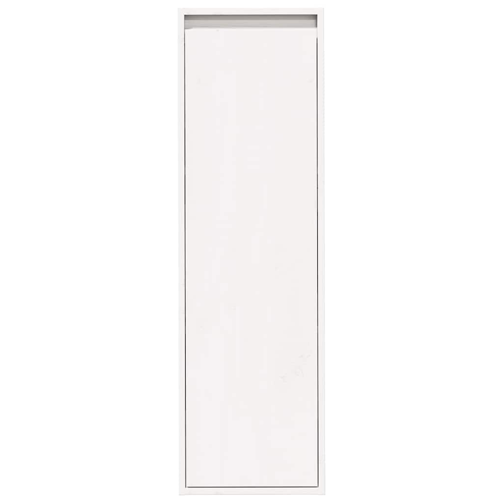 Pensili Bianchi 2 pz 30x30x100 cm in Legno Massello di Pino | homemem39