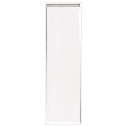 Pensili Bianchi 2 pz 30x30x100 cm in Legno Massello di Pino | homemem39