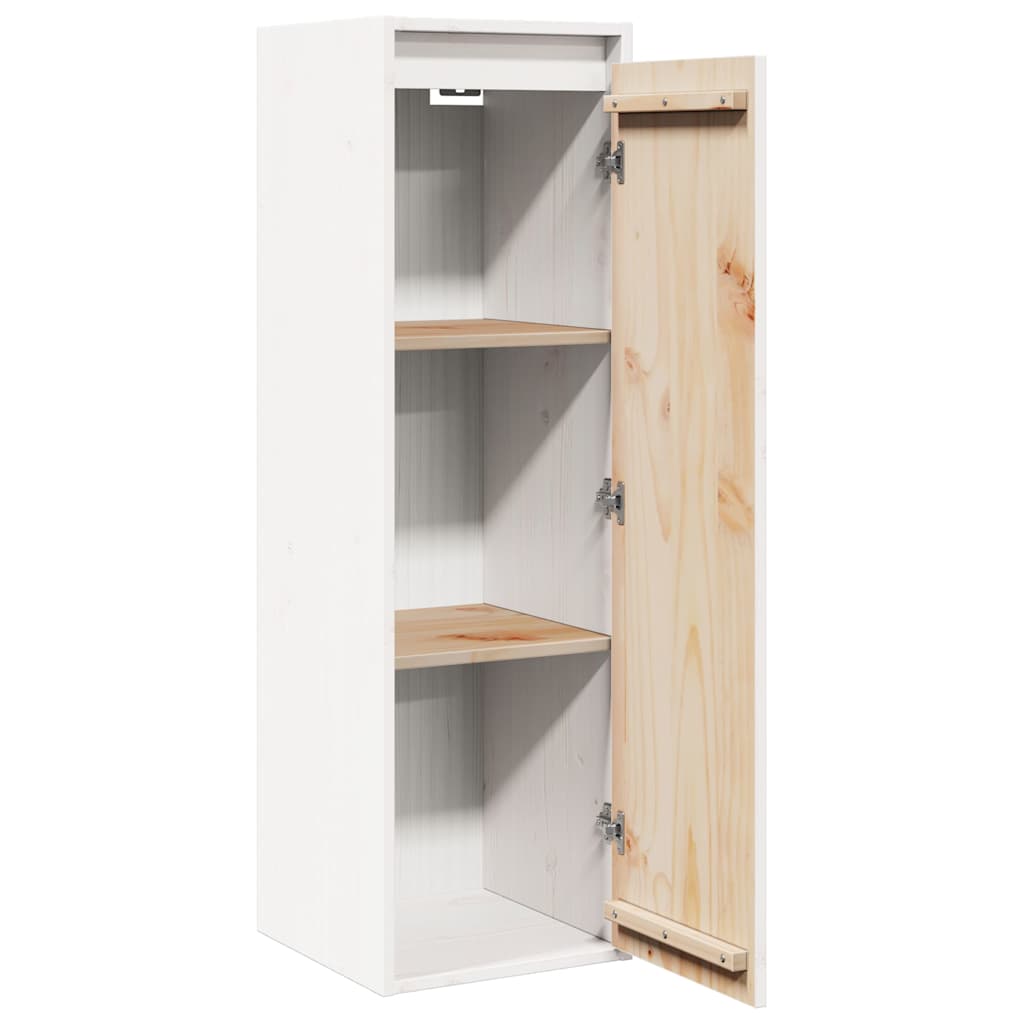 Pensili Bianchi 2 pz 30x30x100 cm in Legno Massello di Pino