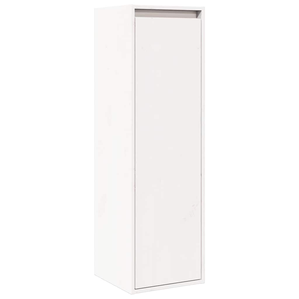 Pensili Bianchi 2 pz 30x30x100 cm in Legno Massello di Pino