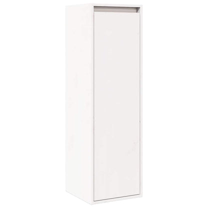 Pensili Bianchi 2 pz 30x30x100 cm in Legno Massello di Pino