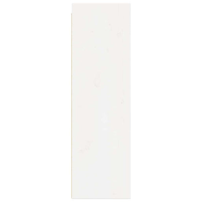 Pensili Bianchi 2 pz 30x30x100 cm in Legno Massello di Pino | homemem39