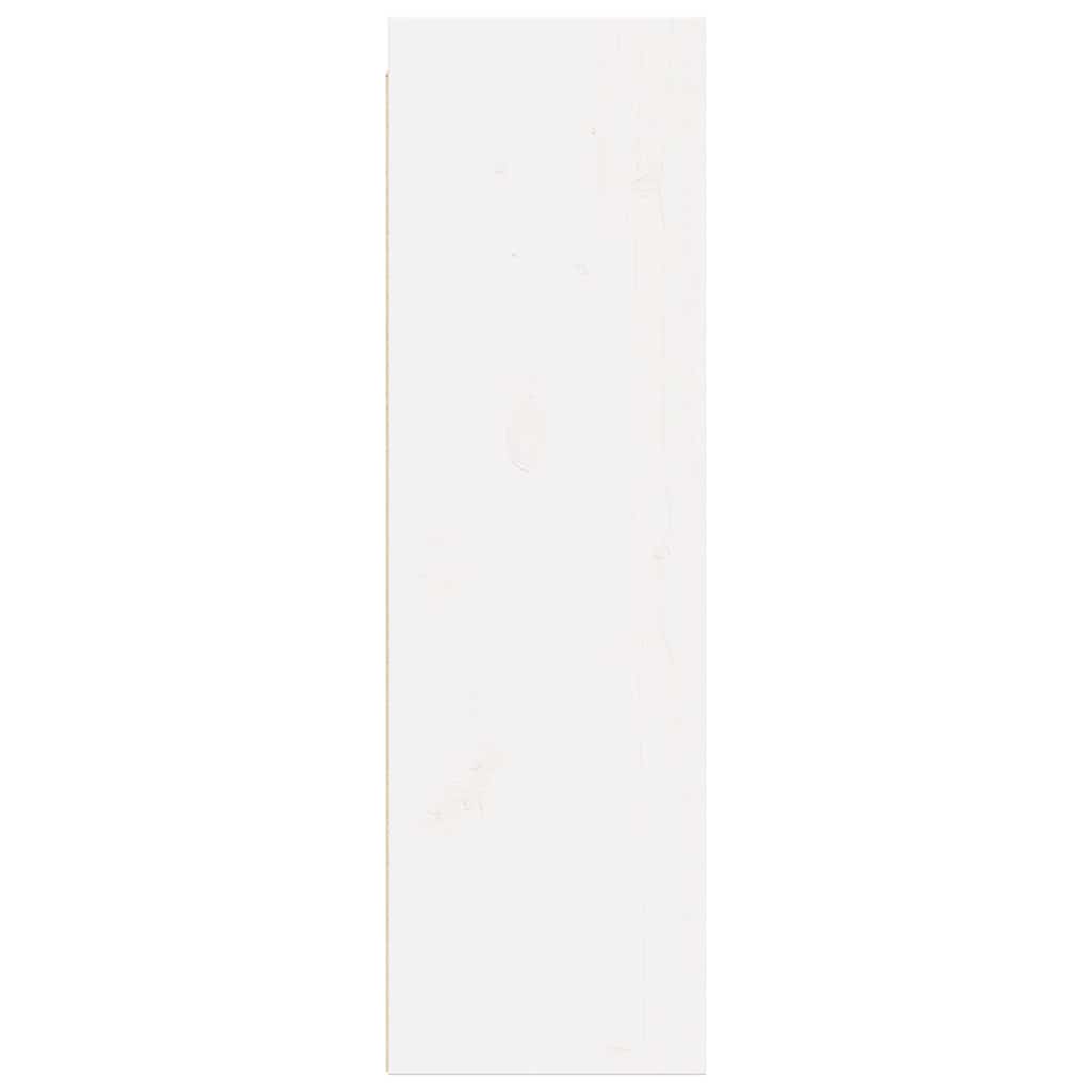 Pensili Bianchi 2 pz 30x30x100 cm in Legno Massello di Pino