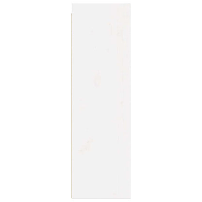 Pensili Bianchi 2 pz 30x30x100 cm in Legno Massello di Pino