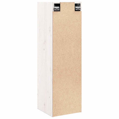 Pensili Bianchi 2 pz 30x30x100 cm in Legno Massello di Pino