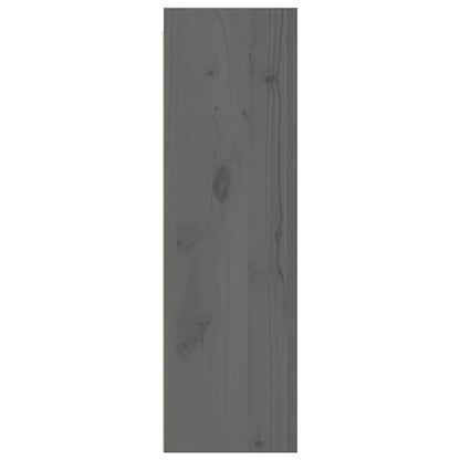 Pensili Grigi 2 pz 30x30x100 cm in Legno Massello di Pino
