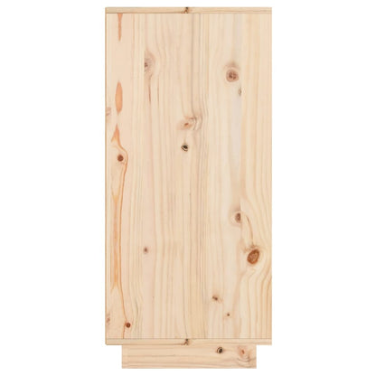 Credenza 60x34x75 cm in Legno Massello di Pino