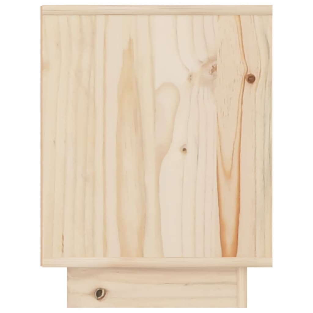 Comodini 2 pz 40x30x40 cm in Legno Massello di Pino