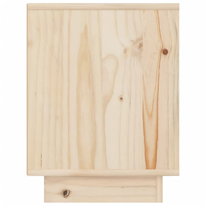 Comodini 2 pz 40x30x40 cm in Legno Massello di Pino