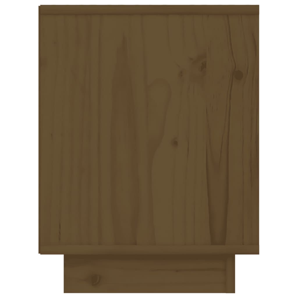 Comodini 2 pz Ambra 40x30x40 cm in Legno Massello di Pino