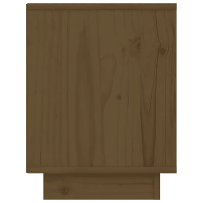 Comodini 2 pz Ambra 40x30x40 cm in Legno Massello di Pino