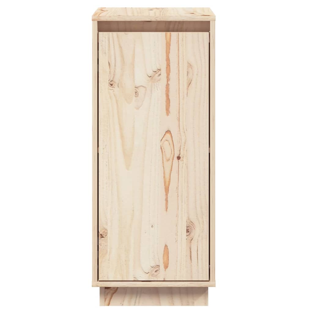 Credenze 2 pz 31,5x34x75 cm in Legno Massello di Pino