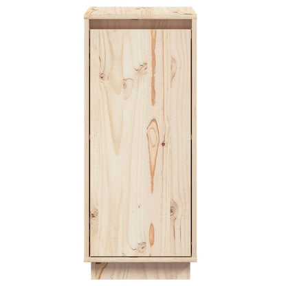 Credenze 2 pz 31,5x34x75 cm in Legno Massello di Pino