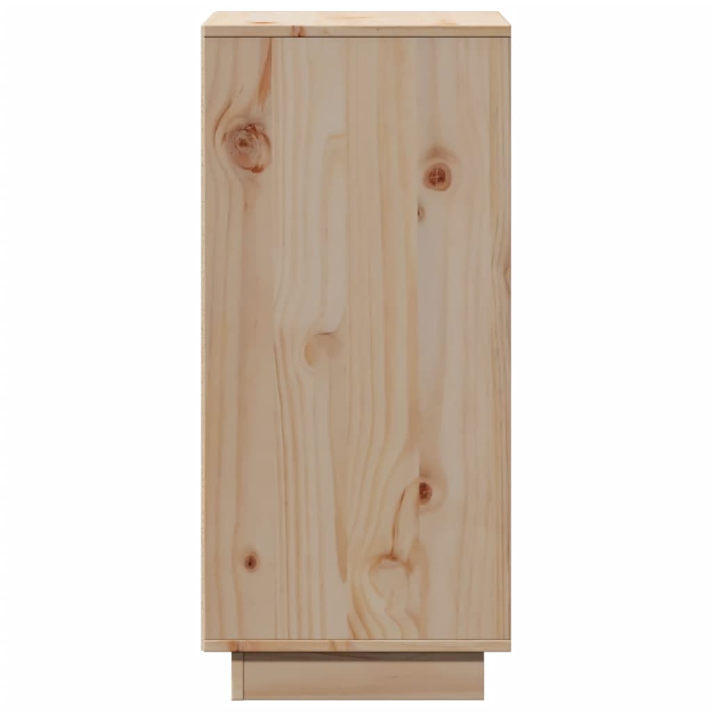 Credenze 2 pz 31,5x34x75 cm in Legno Massello di Pino