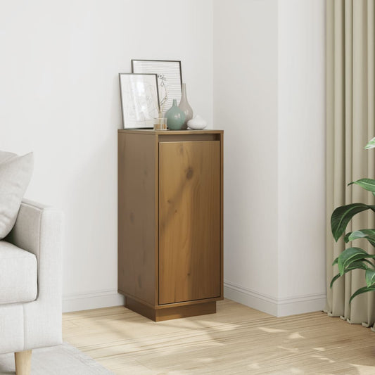 Honey Brown Sideboard 31.5x34x75 cm in Solid Pine Wood