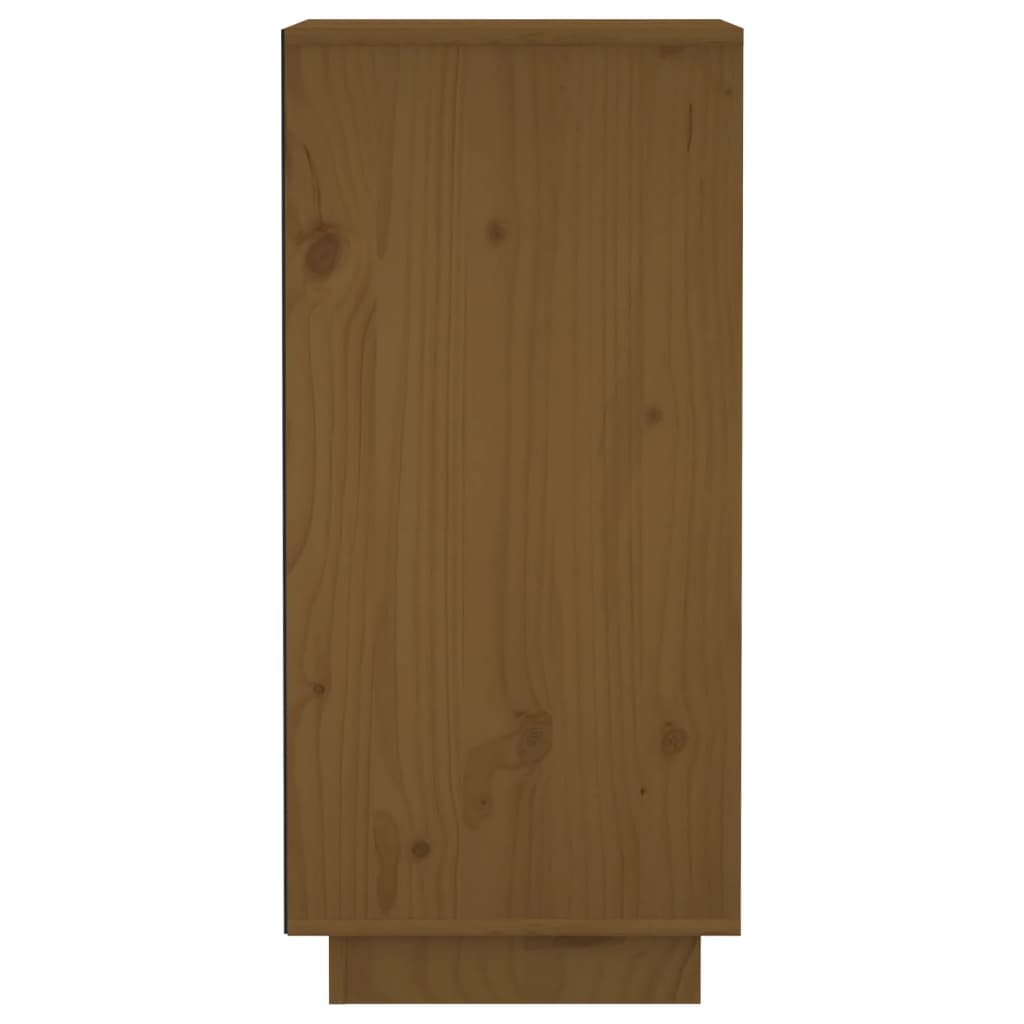 Credenze 2 pz Ambra 31,5x34x75 cm in Legno Massello di Pino