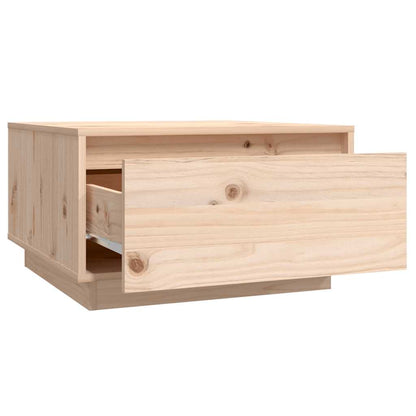 Tavolino da Salotto 55x56x32 cm Legno Massello di Pino | homemem39