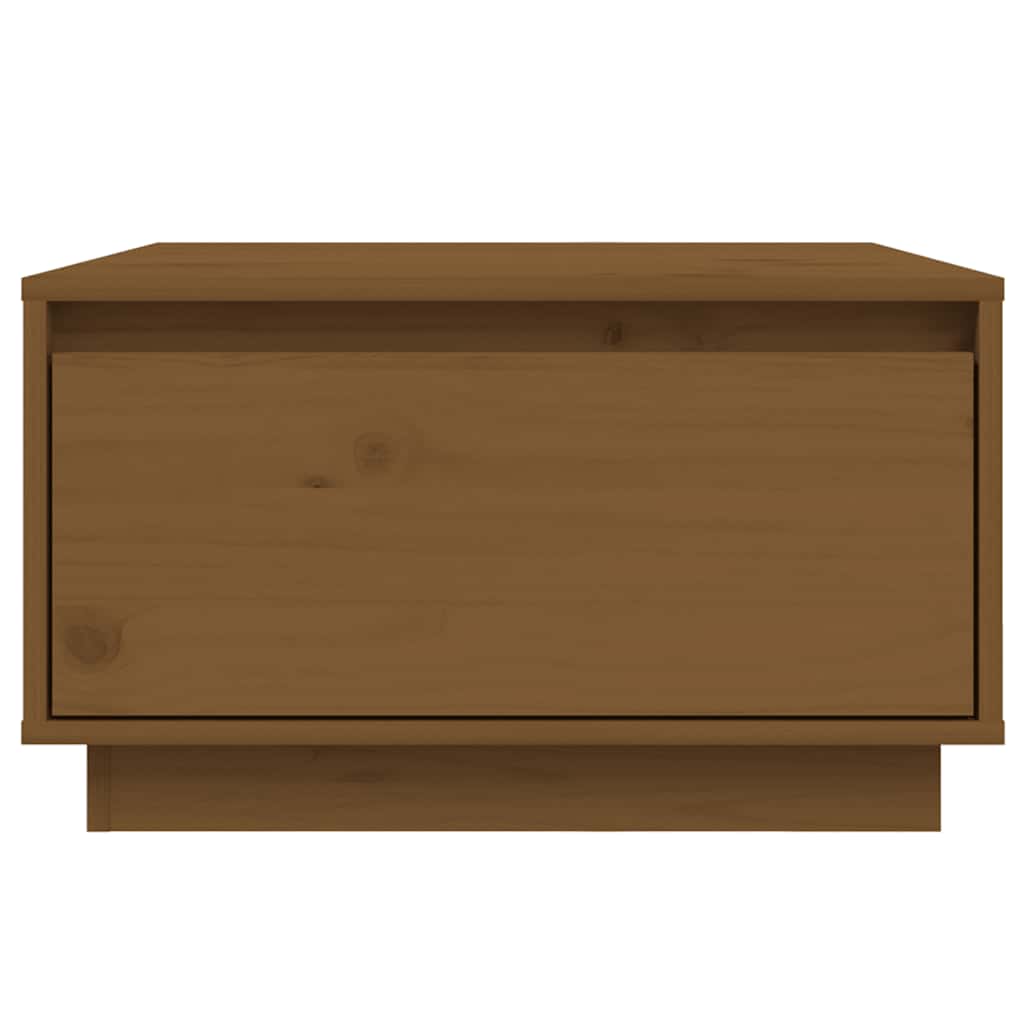 Tavolino da Salotto ambra 55x56x32 cm in Legno Massello di Pino | homemem39