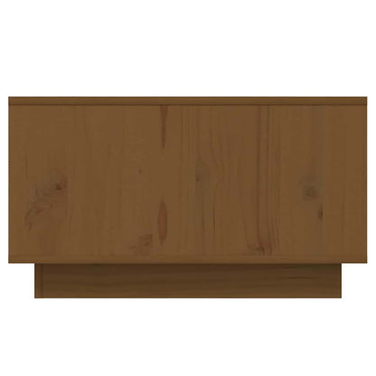 Tavolino da Salotto ambra 55x56x32 cm in Legno Massello di Pino