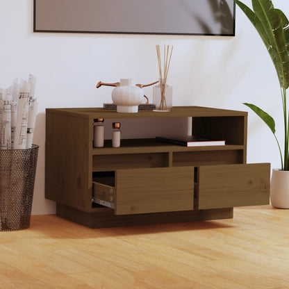 Mobile Porta TV Ambra 60x35x37 cm in Legno Massello di Pino - homemem39