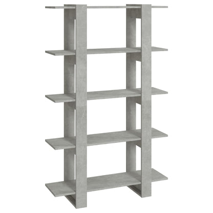 Libreria/Divisorio Grigio Cemento 100x30x160 cm | homemem39
