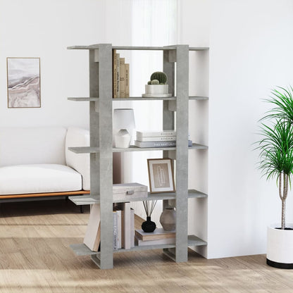 Libreria/Divisorio Grigio Cemento 100x30x160 cm | homemem39