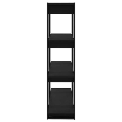 Libreria/Divisorio Nero 100x30x123,5 cm