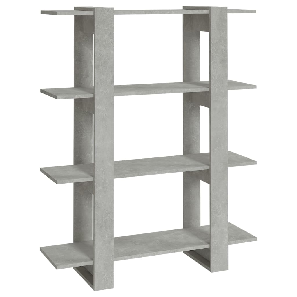 Libreria/Divisorio Grigio Cemento 100x30x123,5 cm | homemem39