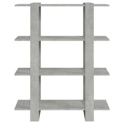 Libreria/Divisorio Grigio Cemento 100x30x123,5 cm | homemem39