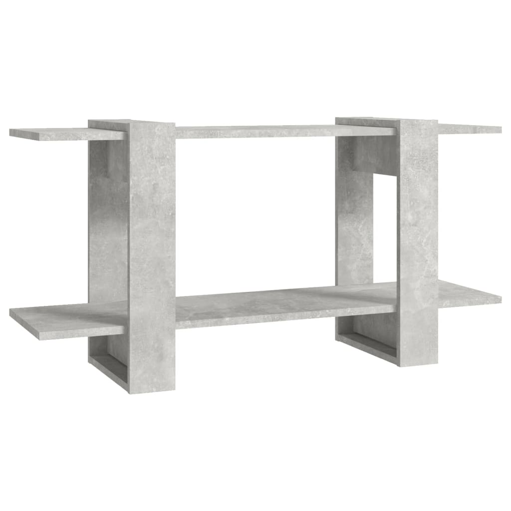 Libreria Grigio Cemento 100x30x51 cm in Legno Multistrato | homemem39