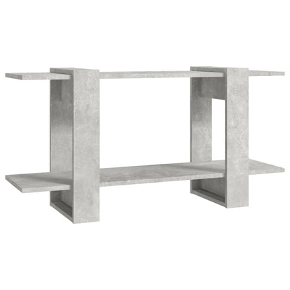 Libreria Grigio Cemento 100x30x51 cm in Legno Multistrato | homemem39
