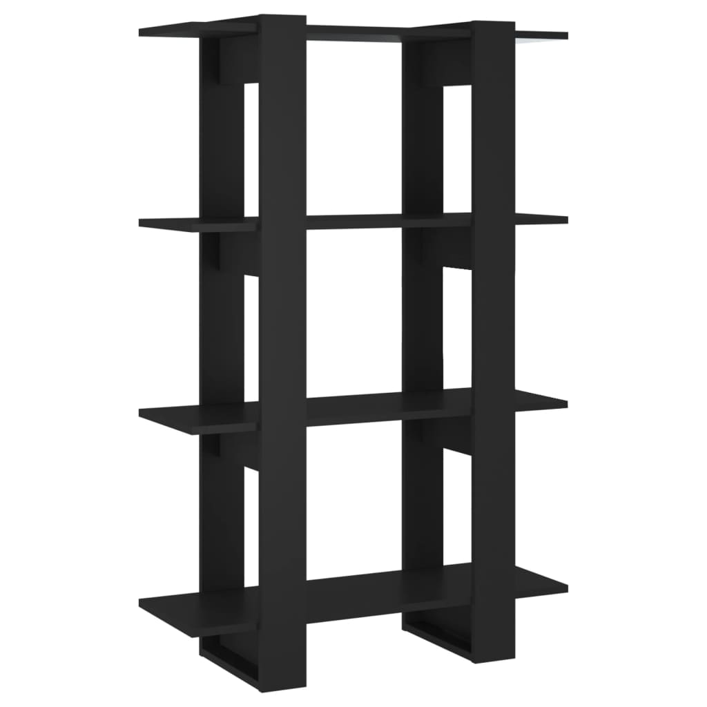 Libreria/Divisorio Nero 80x30x123,5 cm | homemem39