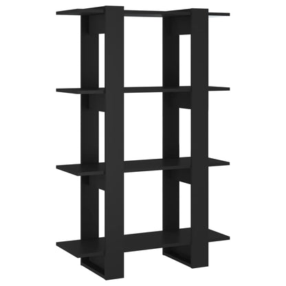 Libreria/Divisorio Nero 80x30x123,5 cm | homemem39